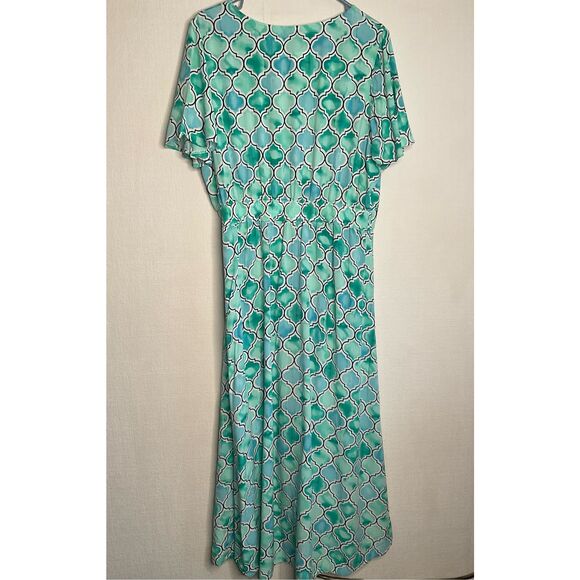 NEW Tommy Bahama Women's Size Large Mumbai Medallion Maxi Dress - Picture 8 of 12